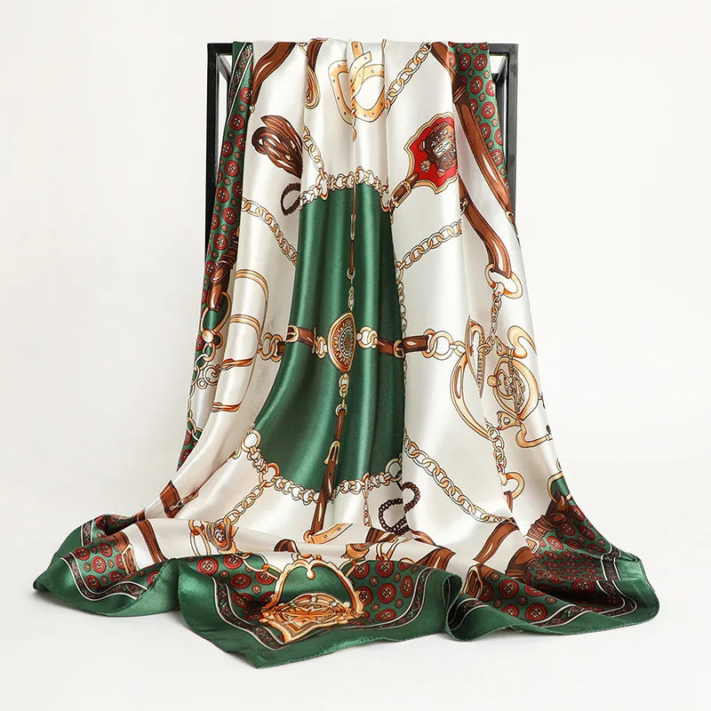 Neckerchief Silk Signature Scarf