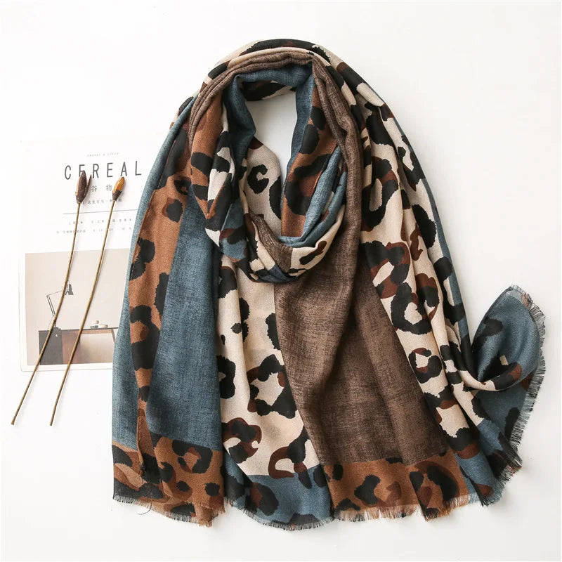 Leopard Shawl Scarf