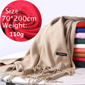 Tassel Cashmere Classic Scarf
