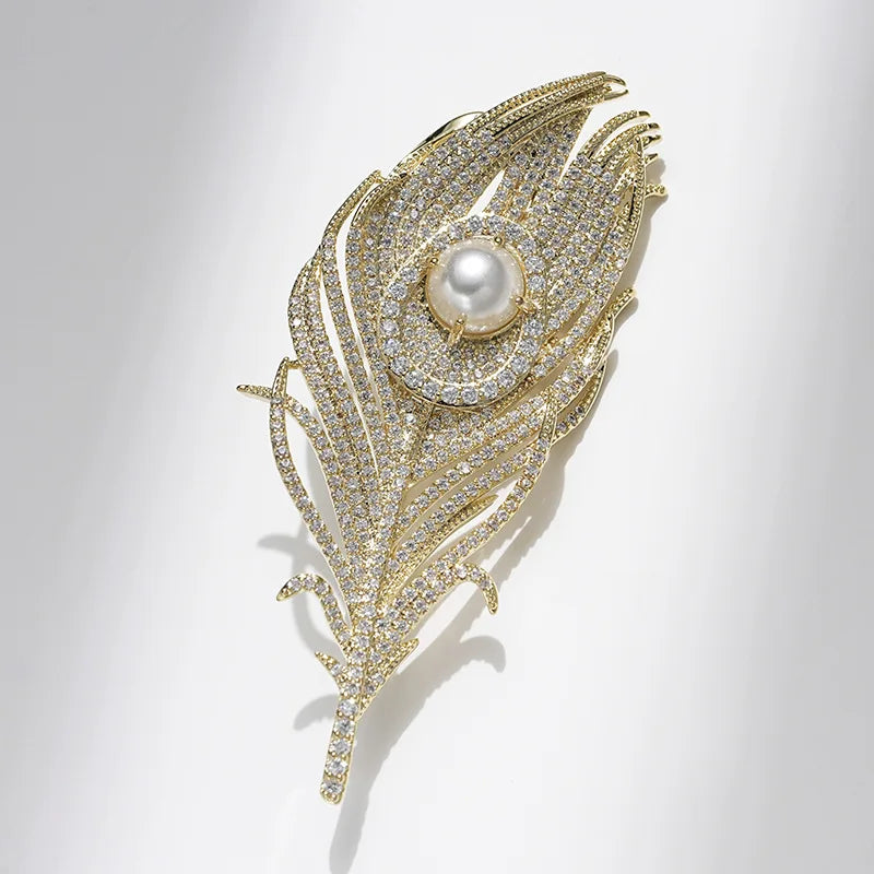 Crystal Elegant Brooch