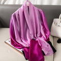 Solid Bandana Silk Scarf
