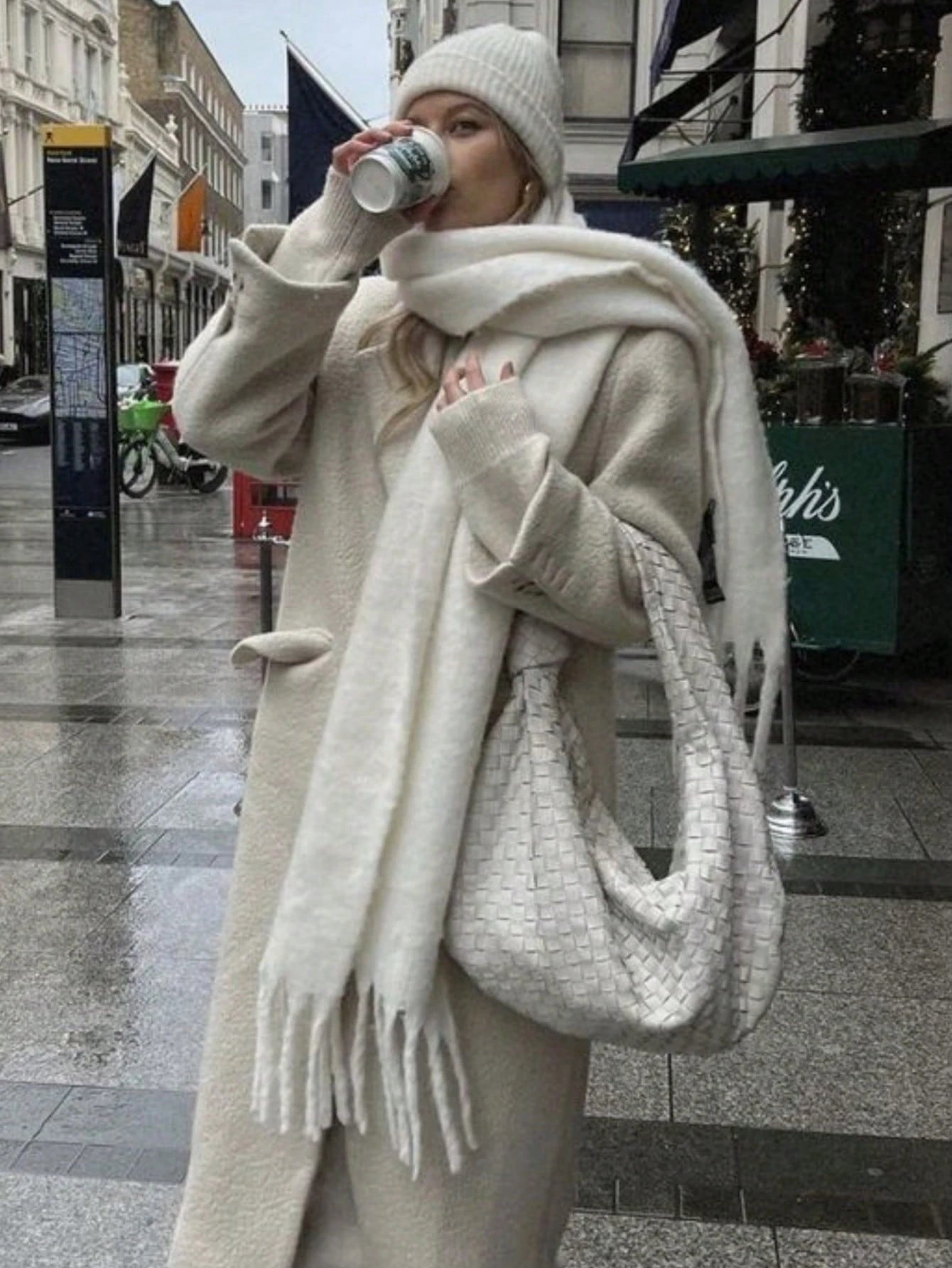Tassel Shawl Cashmere Deluxe Scarf