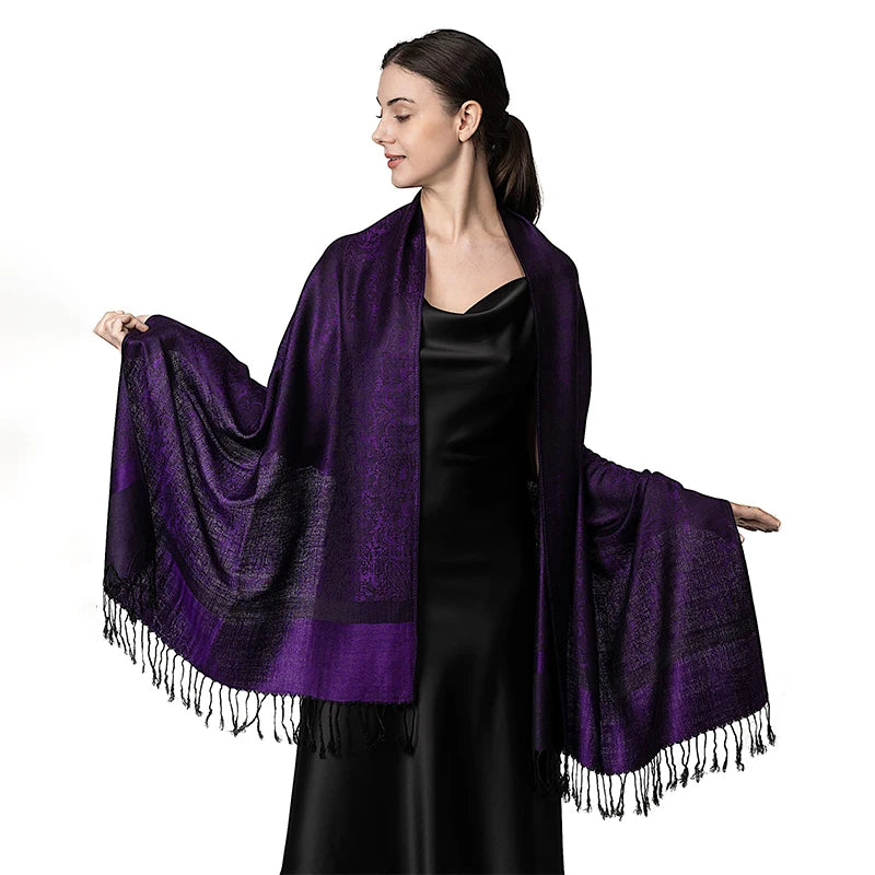 Paisley Shawl Cashmere Scarf