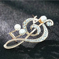 Crystal Brooch