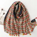 Floral Shawl Premium Scarf
