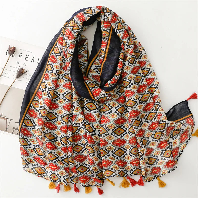 Floral Shawl Premium Scarf