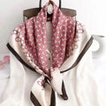 Korean Silk Square Scarf, 90cm