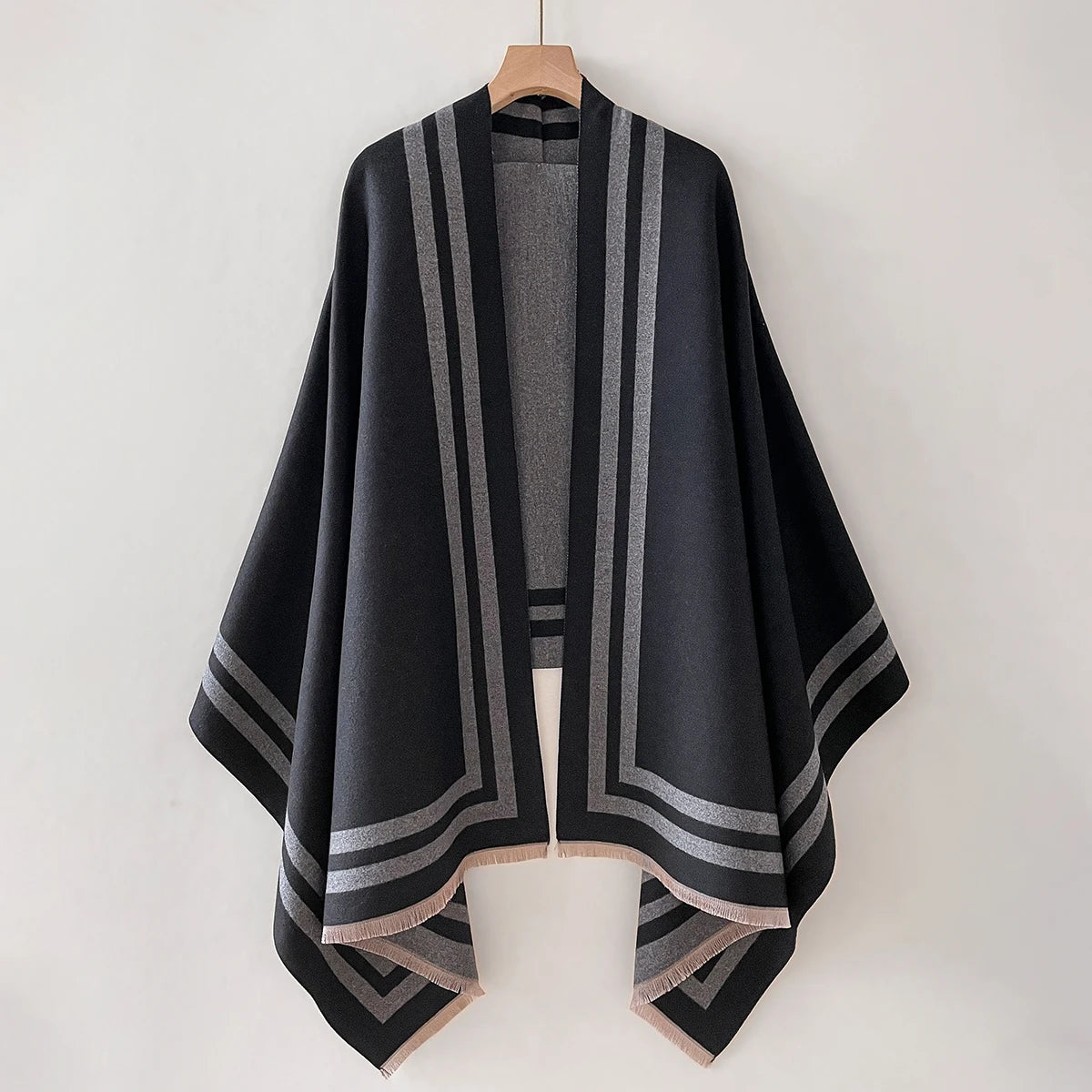 Solid Shawl Cashmere Deluxe Scarf