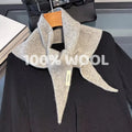 Solid Shawl Wool Scarf