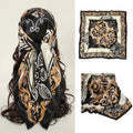 Bandana Silk Classic Scarf, 90cm