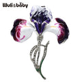 Floral Elegant Enamel Brooch