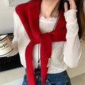 Solid Bandana Wool Scarf