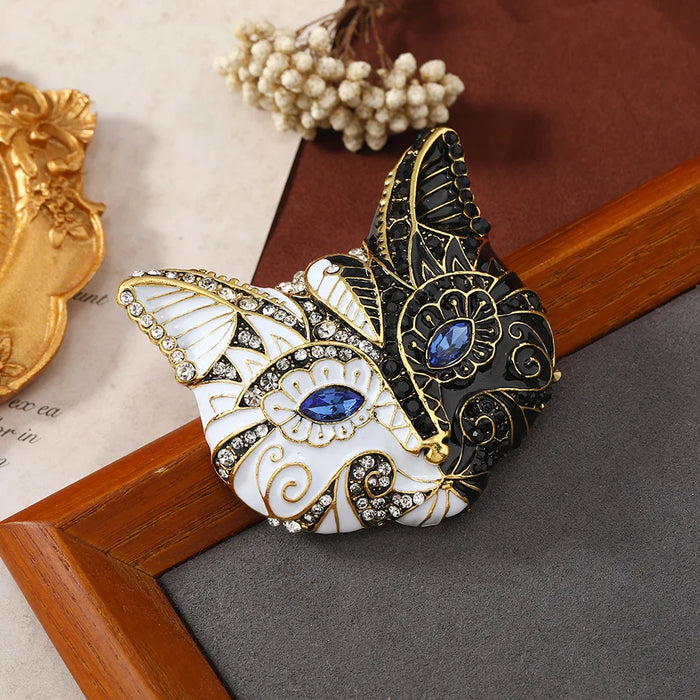 Animal Enamel Brooch