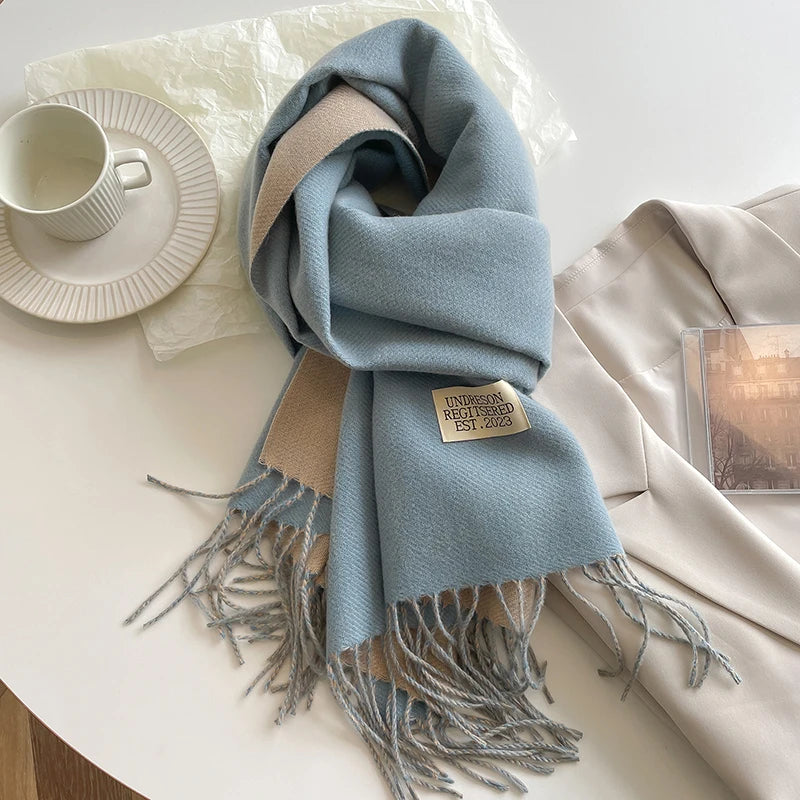 Solid Korean Cashmere Scarf
