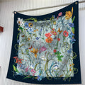 Floral Silk Scarf
