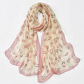 Floral Shawl Silk Classic Scarf
