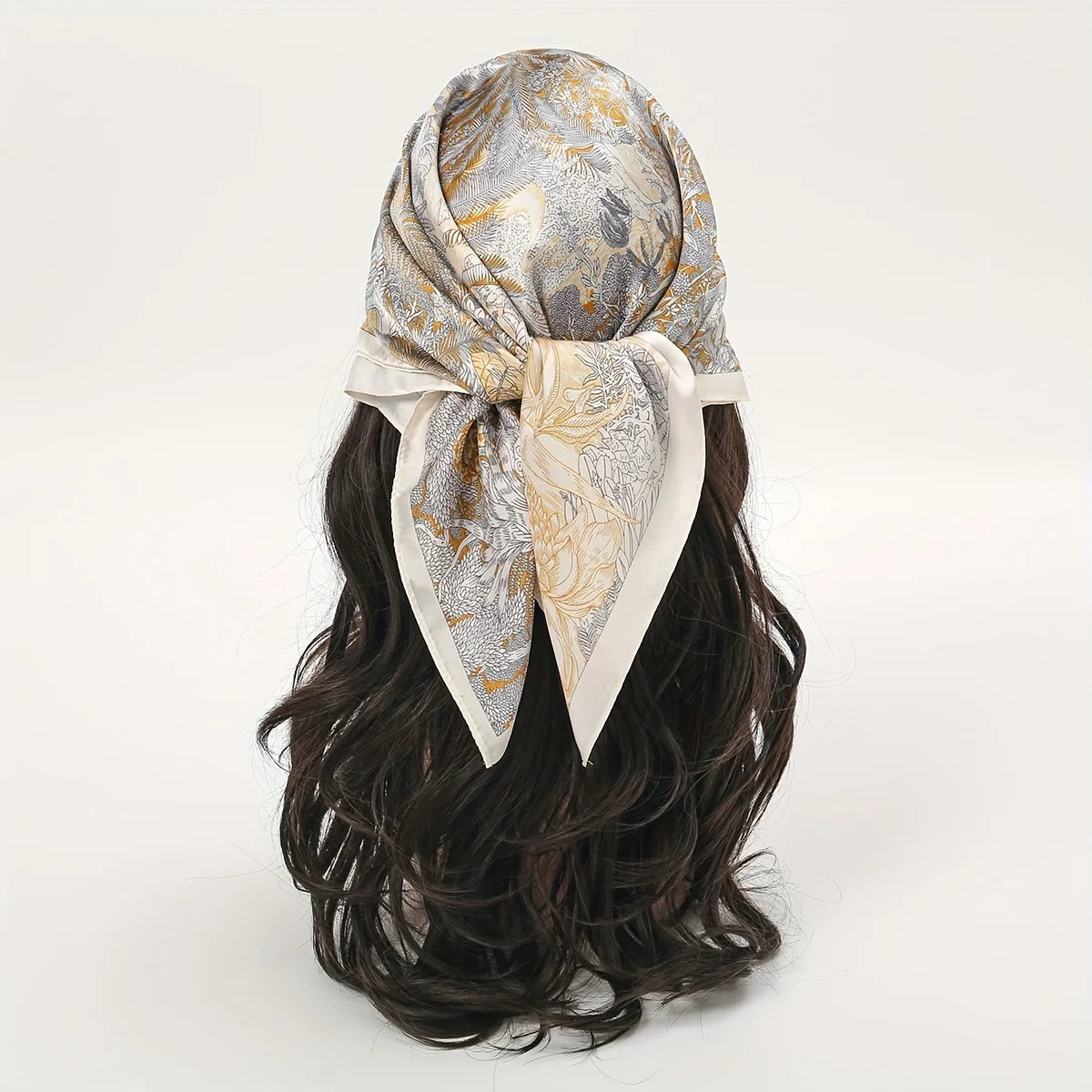 Floral Bohemian Silk Scarf