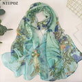 Elegant Chiffon Square Scarf