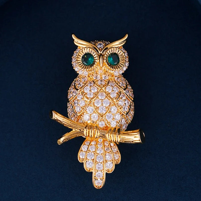 Bee Crystal Lapel Pin Brooch