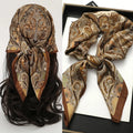 Bohemian Silk Square Scarf