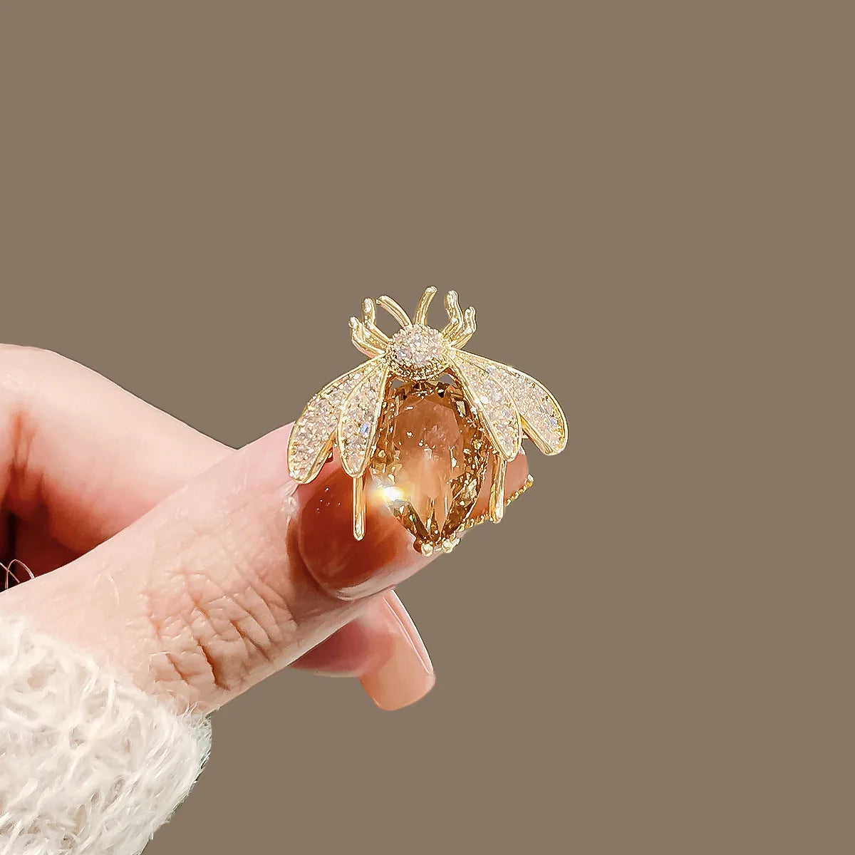 Crystal Signature Brooch