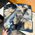 Oil Painting Hair Silk Scarf, 53cm