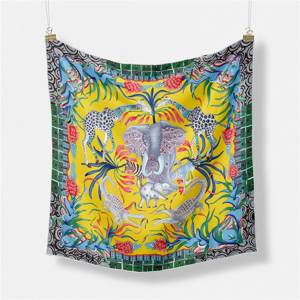 Bandana Silk Scarf, 53cm