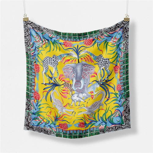 Bandana Silk Scarf, 53cm