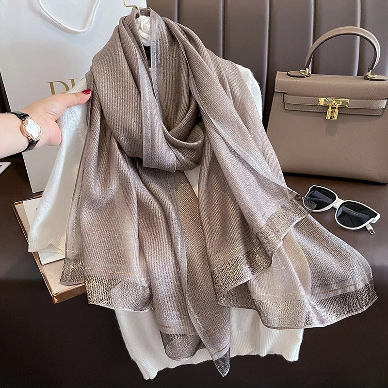 Floral Silk Scarf