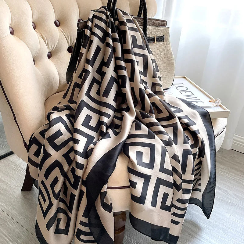 Elegant Chiffon Classic Scarf