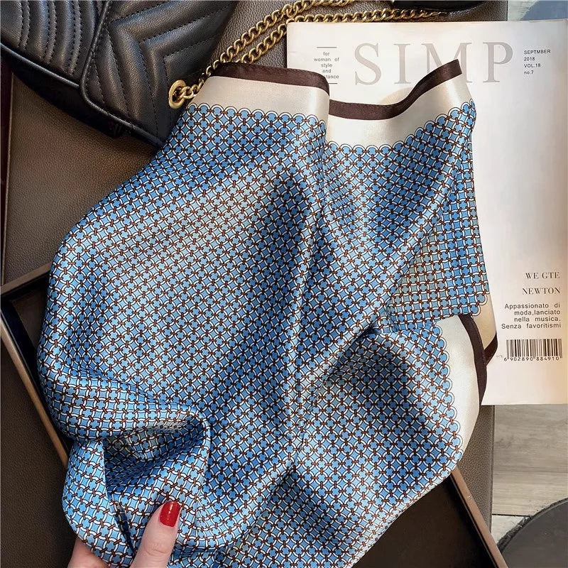 Elegant Silk Square Scarf
