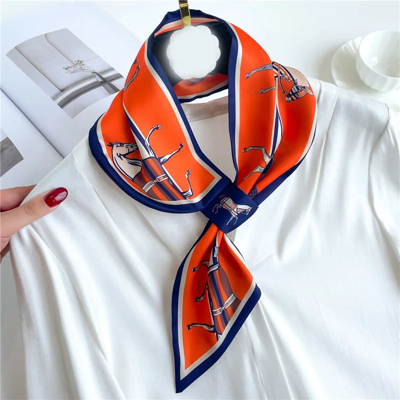 Bandana Silk Scarf