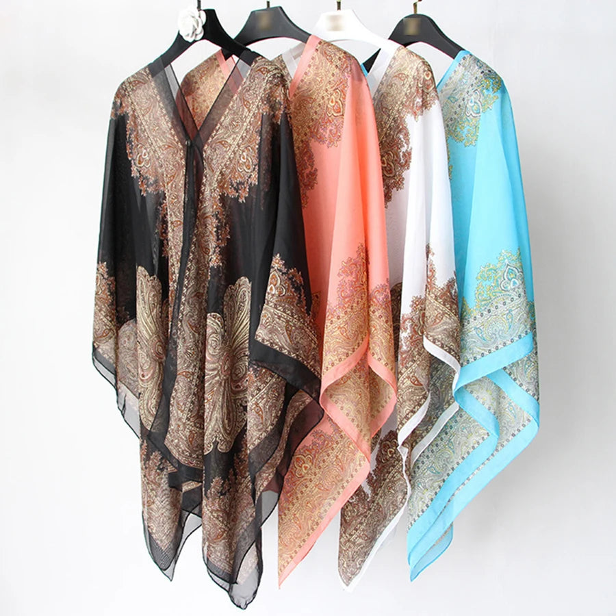 Paisley Shawl Silk Scarf