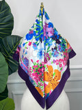 Carriage Print Silk Scarf — Scarfs by MZS