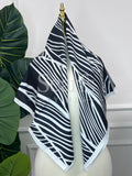 Dark Jungle Silk Scarf, 90cm — Scarfs by MZS
