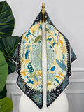 Midnight Menagerie Silk Scarf — Scarfs by MZS