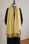 Mustard Cashmere Scarf — Scarfs by MZS