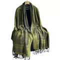 Olive Paisley Shawl — Scarfs by MZS