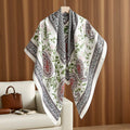 Green Paisley Wrap Scarf