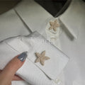 Pearl Starfish Brooch — Scarfs by MZS