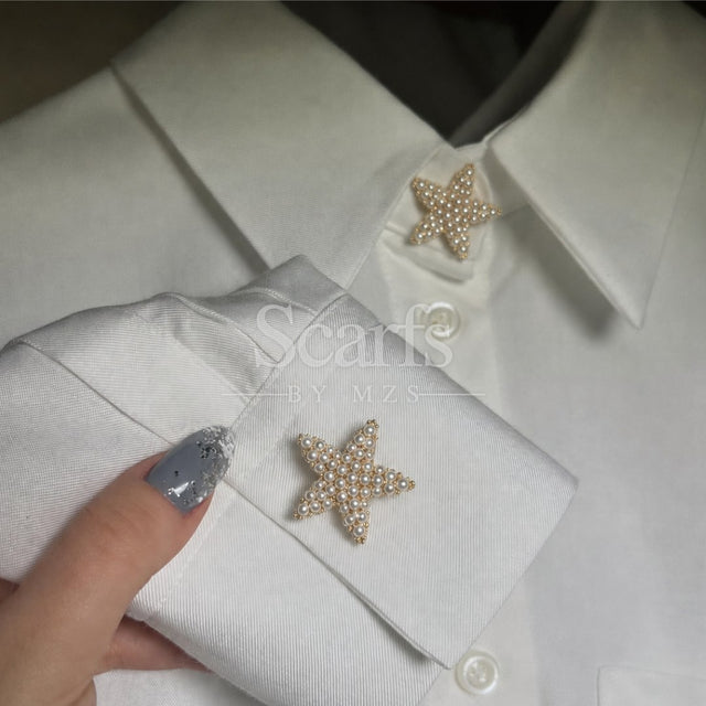Pearl Starfish Brooch