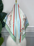 Pink Jungle Silk Scarf — Scarfs by MZS