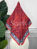 Safari Botanical Silk Scarf, 90cm — Scarfs by MZS